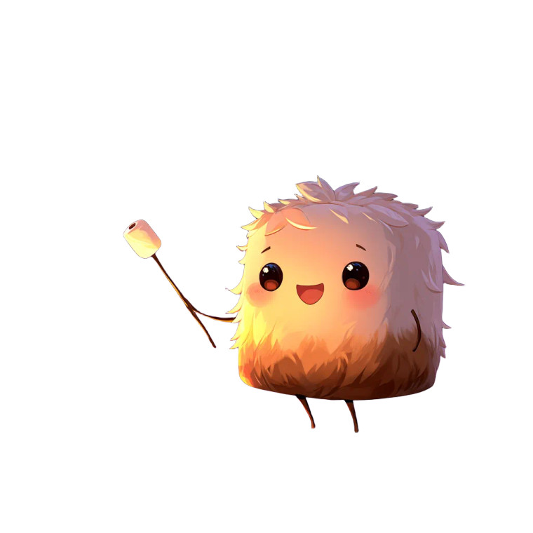 Marshmallow Spirit Vinyl Car Decal Sticker – Waterproof & UV-Resistant 8"