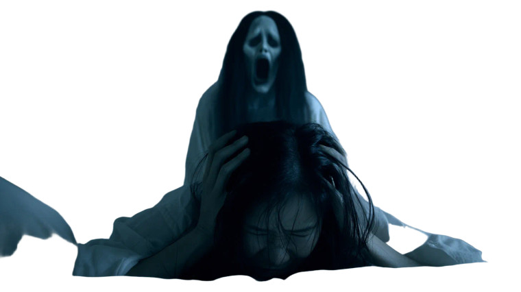 Ghostly Encounter Vinyl Car Decal Sticker – Waterproof & UV-Resistant 8"