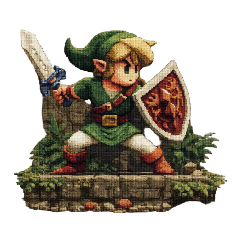 Fantasy Warrior Sprite V2 Vinyl Car Decal Sticker – Waterproof & UV-Resistant 8"