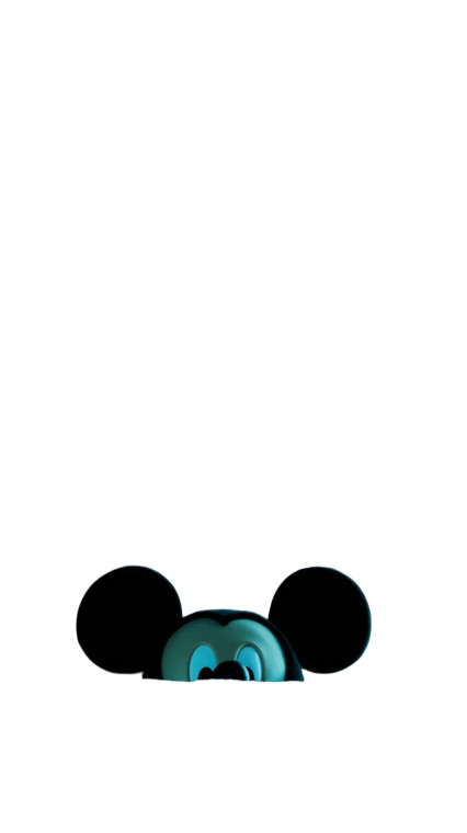Mickey Mouse Staring Vinyl Car Decal Sticker – Waterproof & UV-Resistant 