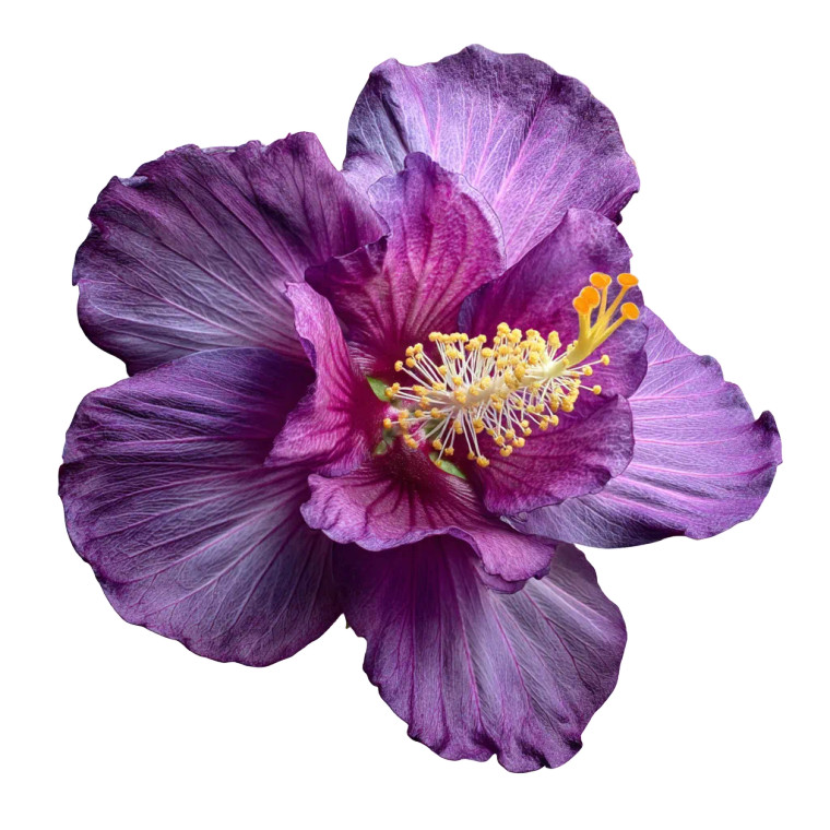 Purple Flower V2 Vinyl Car Decal Sticker – Waterproof & UV-Resistant 8"