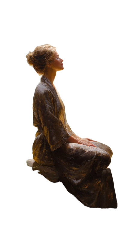 Angelic Serenity Vinyl Car Decal Sticker – Waterproof & UV-Resistant 8"