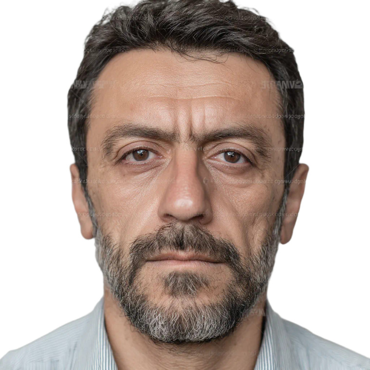 Arab Man Portrait V2 Vinyl Car Decal Sticker – Waterproof & UV-Resistant 8"