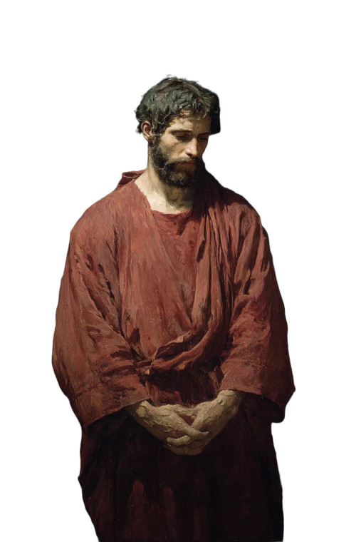 Jesus In Olive Grove Vinyl Car Decal Sticker – Waterproof & UV-Resistant 8"