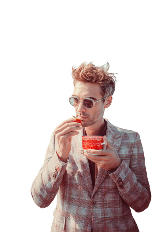 Stylish Man Pose Vinyl Car Decal Sticker – Waterproof & UV-Resistant 8"