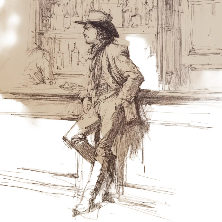 Wild West Outlaw V2 Vinyl Car Decal Sticker – Waterproof & UV-Resistant 8"