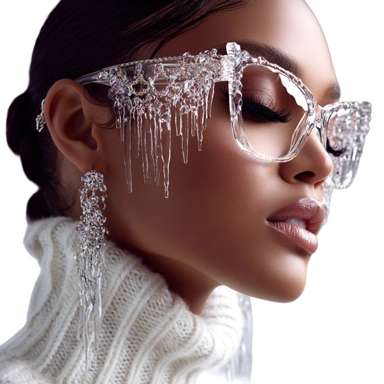 Futuristic Fashion Model V32 Vinyl Car Decal Sticker – Waterproof & UV-Resistant 8"