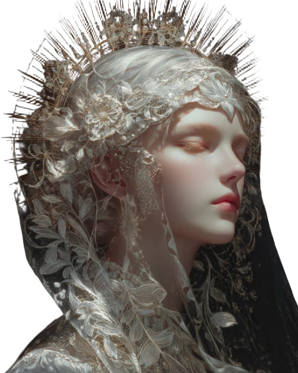 Queen Of Chaos V2 Vinyl Car Decal Sticker – Waterproof & UV-Resistant 8"