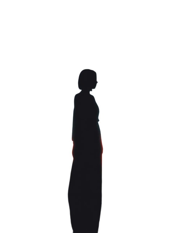 Dreamy Female Silhouette Vinyl Car Decal Sticker – Waterproof & UV-Resistant 8"