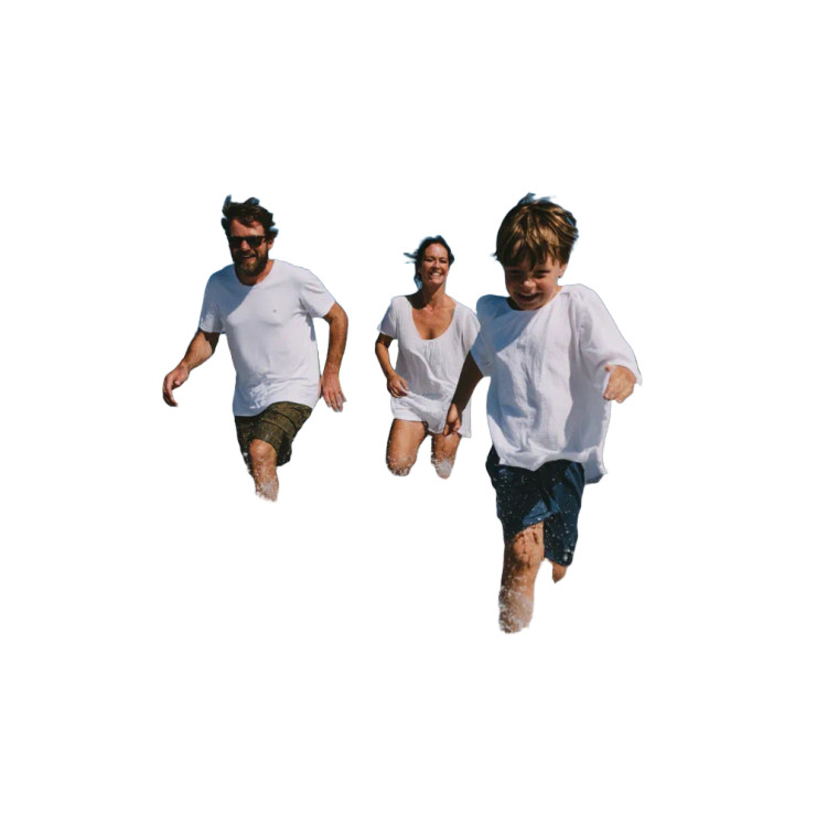 Beach Family Fun Vinyl Car Decal Sticker – Waterproof & UV-Resistant 8"