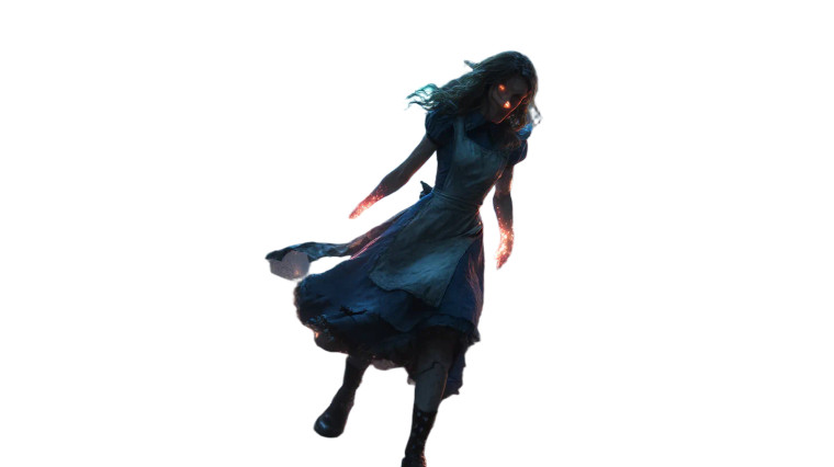 Furious Fantasy Alice Vinyl Car Decal Sticker – Waterproof & UV-Resistant 8"