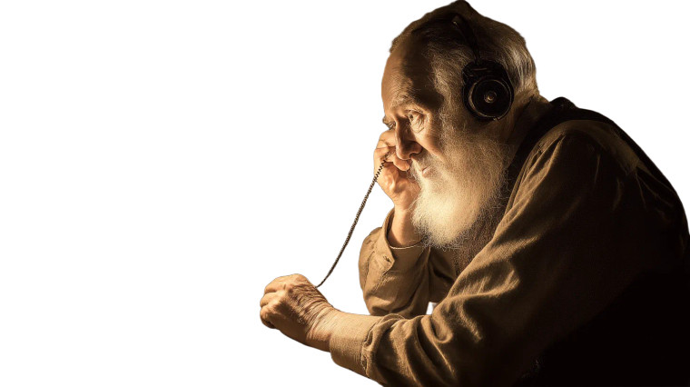 Vintage Radio Operator Vinyl Car Decal Sticker – Waterproof & UV-Resistant 8"