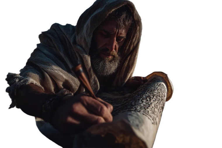 John Writing Scrolls Vinyl Car Decal Sticker – Waterproof & UV-Resistant 8"