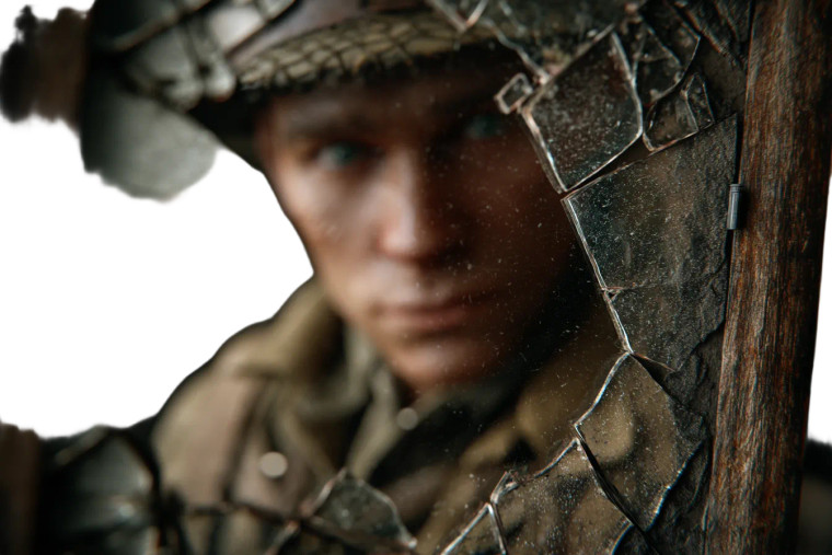 Weary Wwii Soldier Vinyl Car Decal Sticker – Waterproof & UV-Resistant 8"