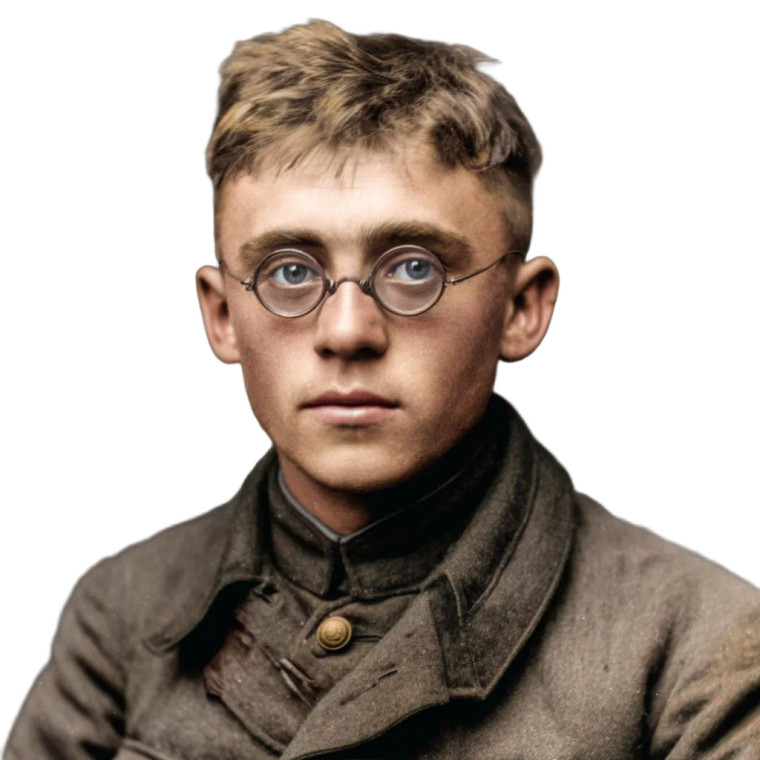 Young German Soldier V2 Vinyl Car Decal Sticker – Waterproof & UV-Resistant 8"
