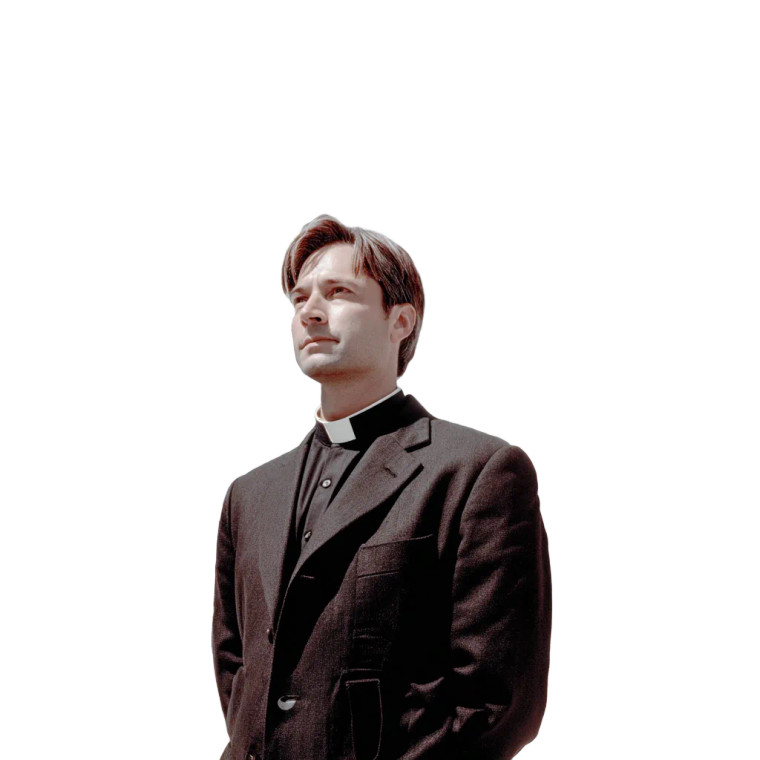 Tobey Maguire Priest Vinyl Car Decal Sticker – Waterproof & UV-Resistant 8"