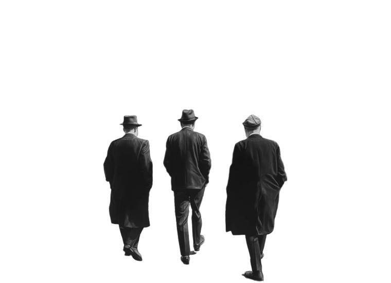 Men In Suits V4 Vinyl Car Decal Sticker – Waterproof & UV-Resistant 8"