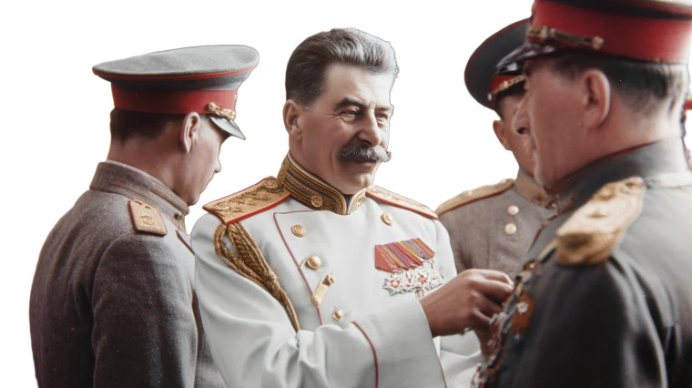 Stalin In Uniform Vinyl Car Decal Sticker – Waterproof & UV-Resistant 8"