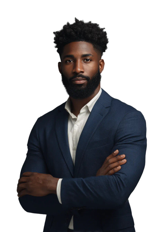 Businessman Portrait V2 Vinyl Car Decal Sticker – Waterproof & UV-Resistant 8"