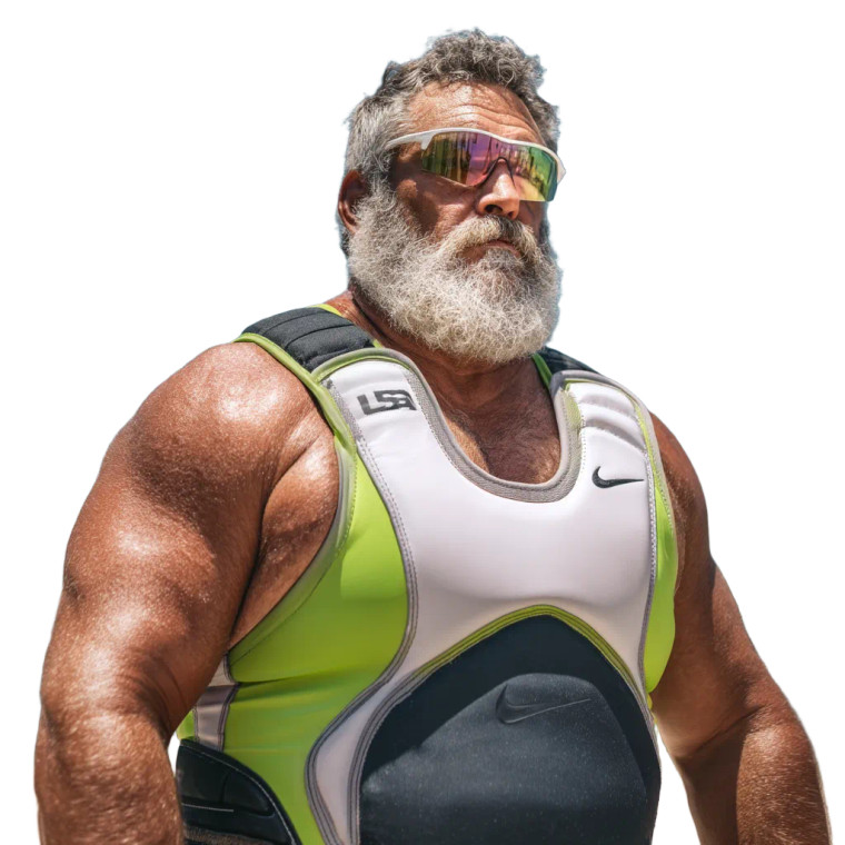 Heavy Wrestler Dad Vinyl Car Decal Sticker – Waterproof & UV-Resistant 8"