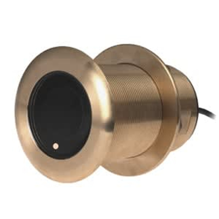 High Performance AIRMAR B75M Transducer | 600W, 900ft Depth, Bronze | 80-130 kHz, 16-24°| 8-pin, Temp Sensor