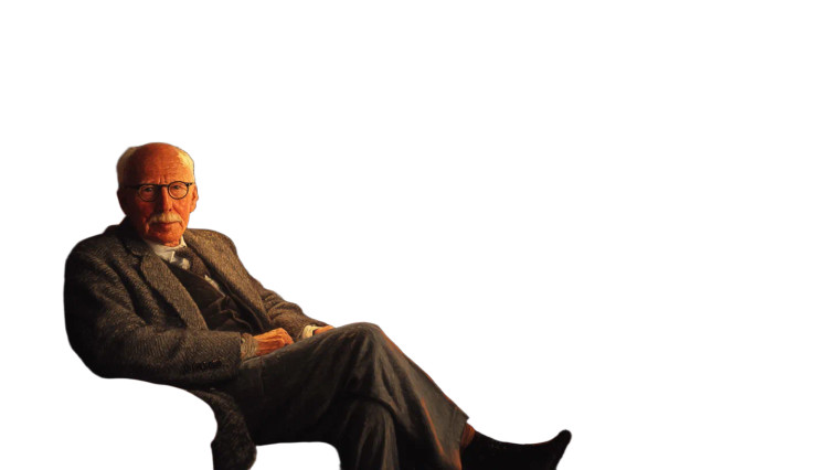 Carl Jung Interview V2 Vinyl Car Decal Sticker – Waterproof & UV-Resistant 8"