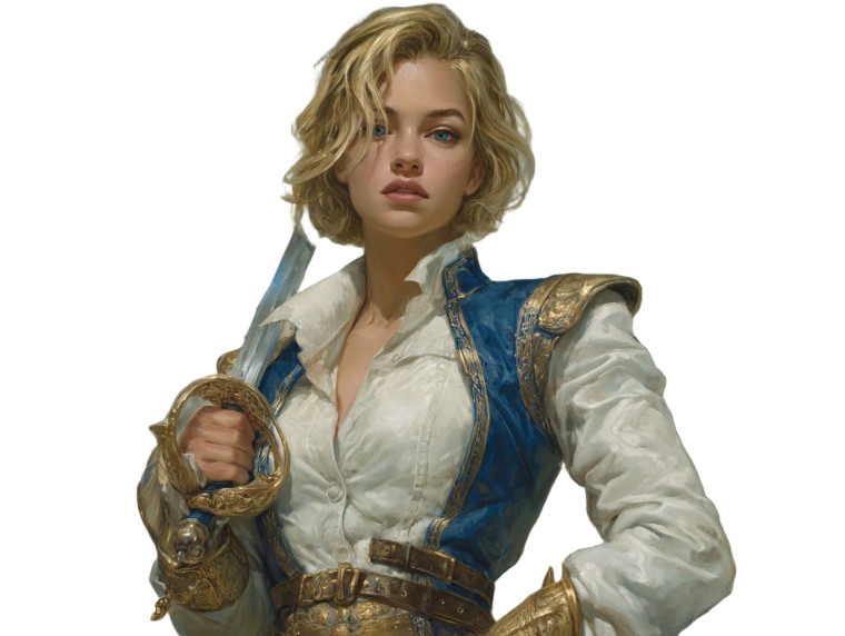 Fantasy Queen Portrait V5 Vinyl Car Decal Sticker – Waterproof & UV-Resistant 8"