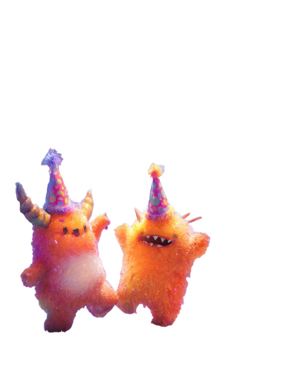 Monster Dance Party Vinyl Car Decal Sticker – Waterproof & UV-Resistant 8"