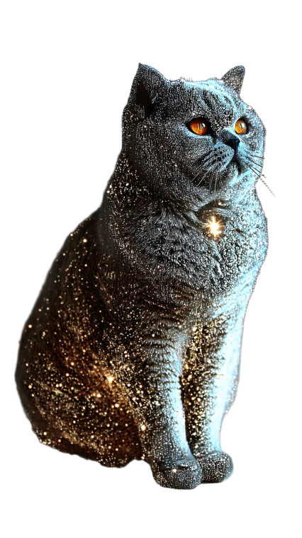British Shorthair Cat V4 Vinyl Car Decal Sticker – Waterproof & UV-Resistant 8"