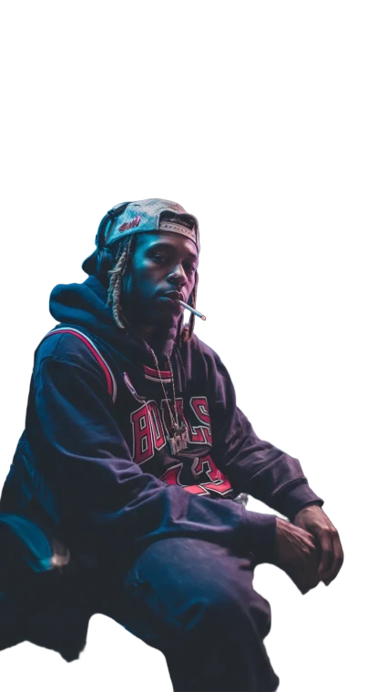 Hip-Hop Artist Studio Vinyl Car Decal Sticker – Waterproof & UV-Resistant 8"