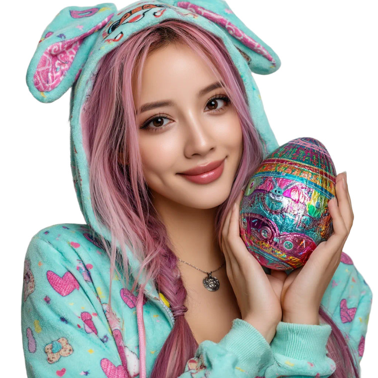 Trendy Asian Model Vinyl Car Decal Sticker – Waterproof & UV-Resistant 8"