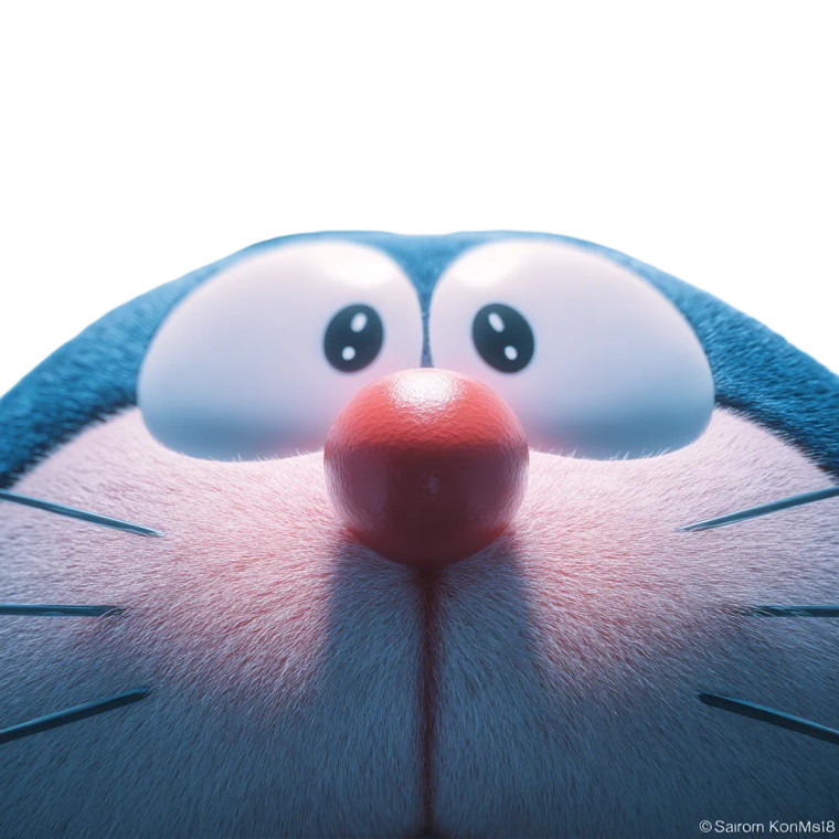 Doraemon As Human Vinyl Car Decal Sticker – Waterproof & UV-Resistant 8"