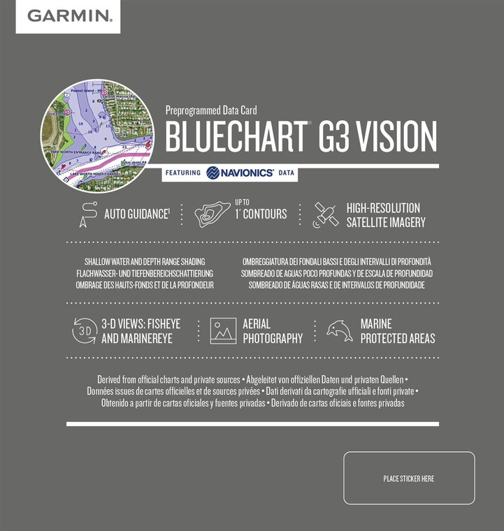 Get Ultimate Navigation with Garmin BlueChart G3 Vision for New Brunswick and Quebec | High-Resolution Satellite Imagery, Auto Guidance