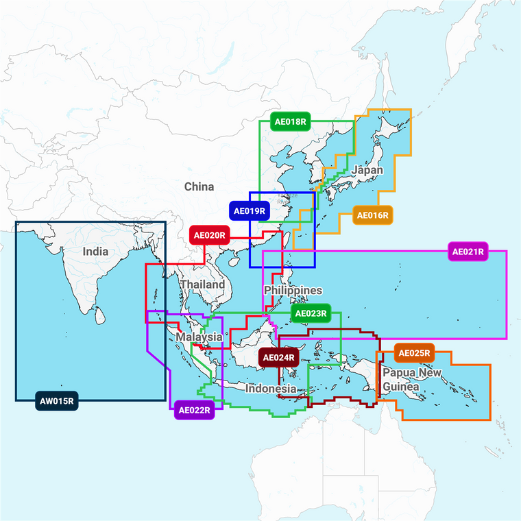 Navigate Papua New Guinea & The Solomon Islands with Garmin Marine Cartography | Detailed, Satellite Imagery, 3D Views