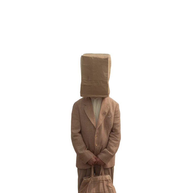 Paper Bag Man V2 Vinyl Car Decal Sticker – Waterproof & UV-Resistant 8"