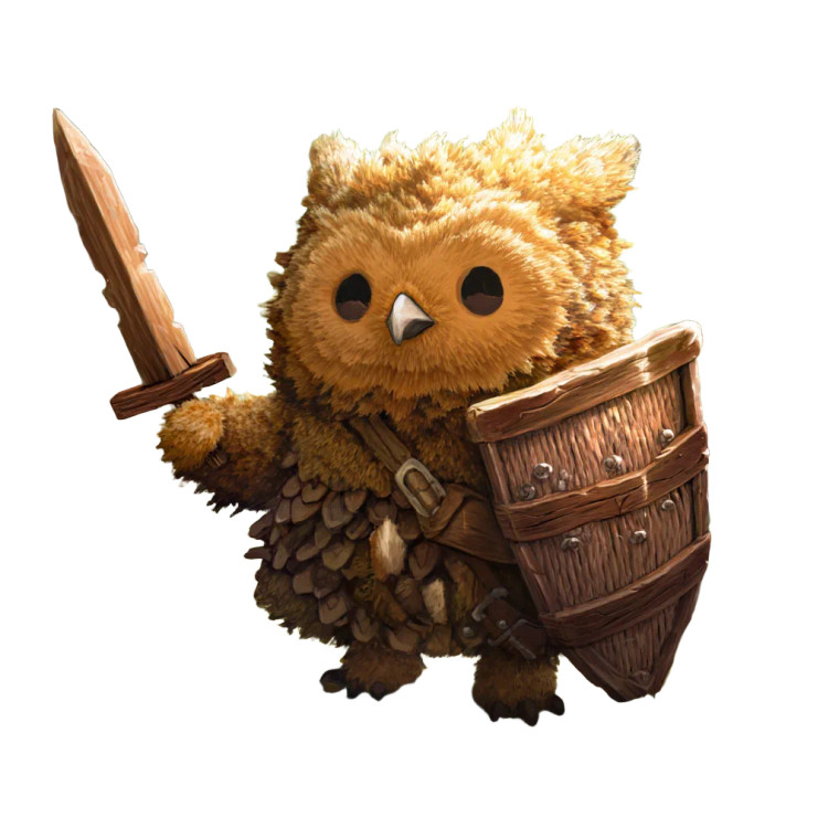 Cute Owlbear Teddy Vinyl Car Decal Sticker – Waterproof & UV-Resistant 8"