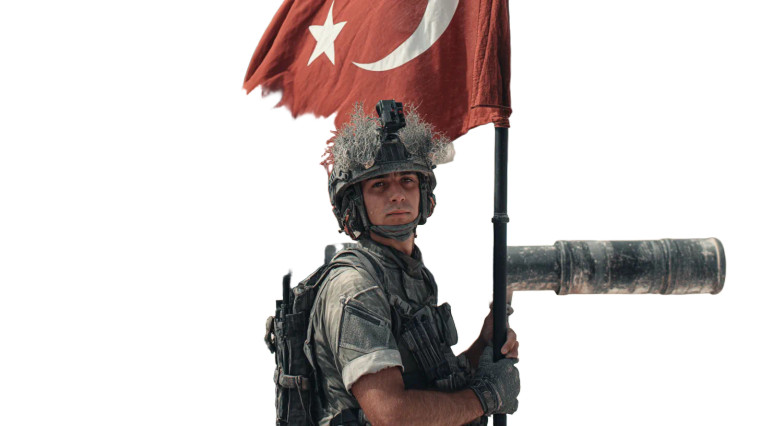 Turkish Soldier Vinyl Car Decal Sticker – Waterproof & UV-Resistant 8"