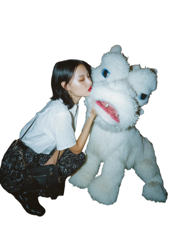 Surreal Animal Love Vinyl Car Decal Sticker – Waterproof & UV-Resistant 8"