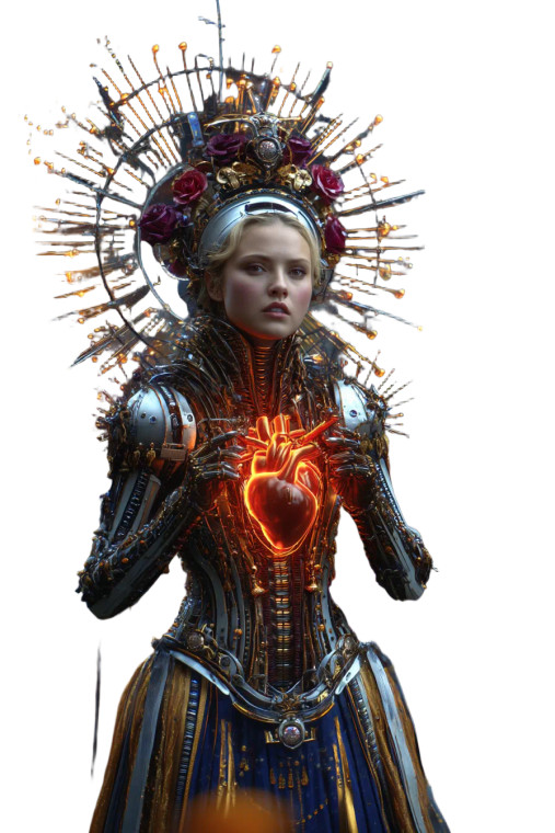 Fairy Queen Twilight Vinyl Car Decal Sticker – Waterproof & UV-Resistant 8"