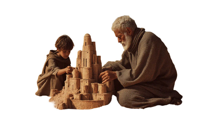 Bedouin Sandcastle Builders Vinyl Car Decal Sticker – Waterproof & UV-Resistant 8"