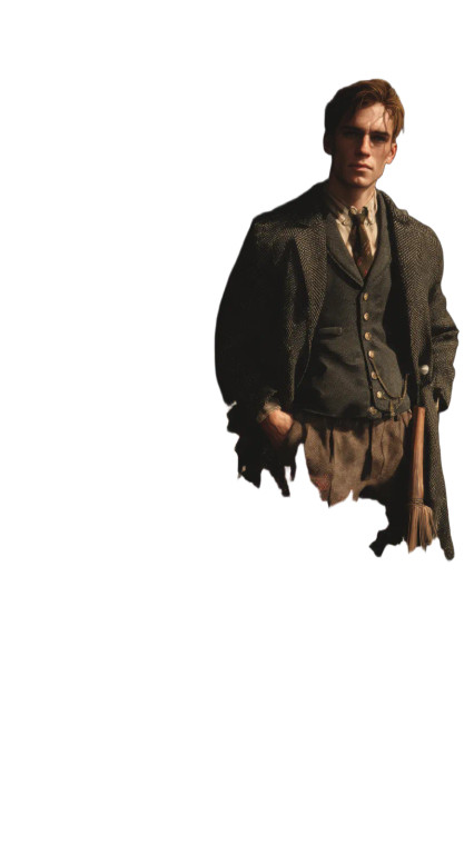 Magical Professor Portrait Vinyl Car Decal Sticker – Waterproof & UV-Resistant 8"