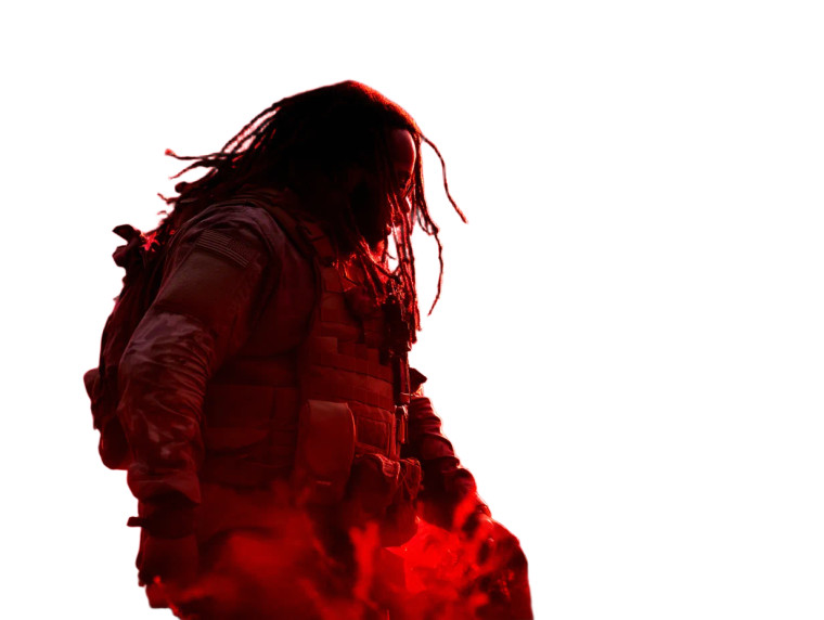 Futuristic Battlefield Rapper Vinyl Car Decal Sticker – Waterproof & UV-Resistant 8"