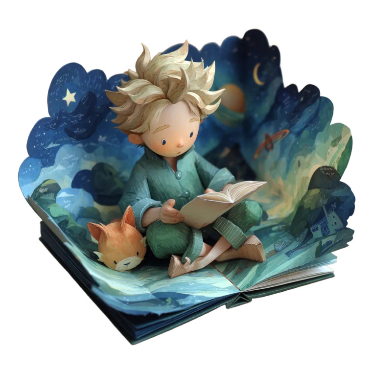 Le Petit Prince V10 Vinyl Car Decal Sticker – Waterproof & UV-Resistant 8"
