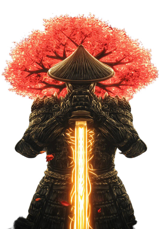 Cyberpunk Samurai V40 Vinyl Car Decal Sticker – Waterproof & UV-Resistant 8"