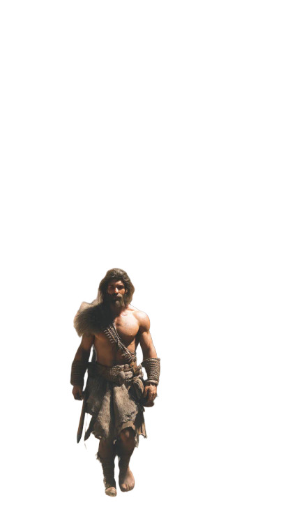 Cave Man Leader Vinyl Car Decal Sticker – Waterproof & UV-Resistant 8"