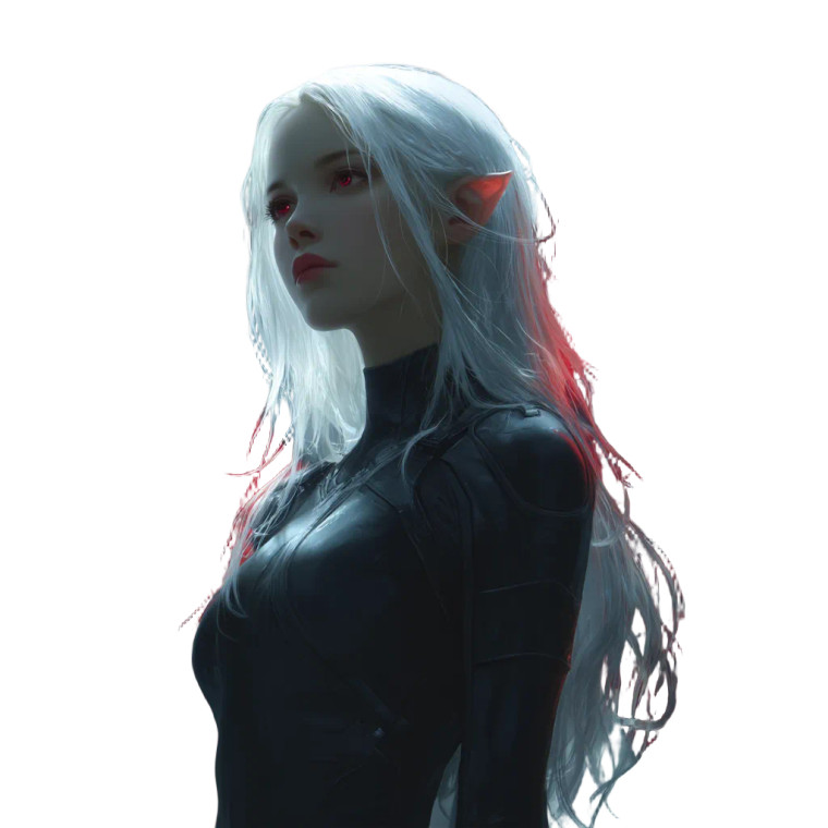 Epic Elf Supermodel Vinyl Car Decal Sticker – Waterproof & UV-Resistant 8"