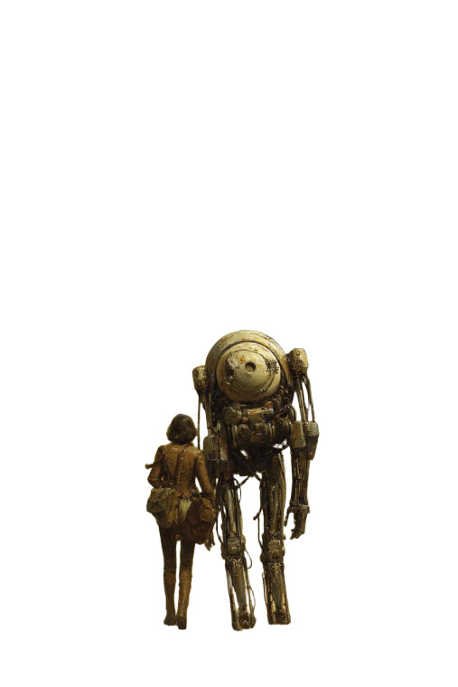 Explorer And Robot Vinyl Car Decal Sticker – Waterproof & UV-Resistant 8"