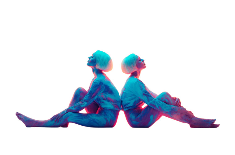 Surreal Dancers Performance Vinyl Car Decal Sticker – Waterproof & UV-Resistant 8"