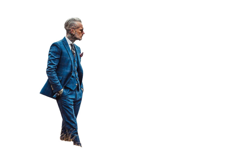 Stylish Tattooed Man V2 Vinyl Car Decal Sticker – Waterproof & UV-Resistant 8"