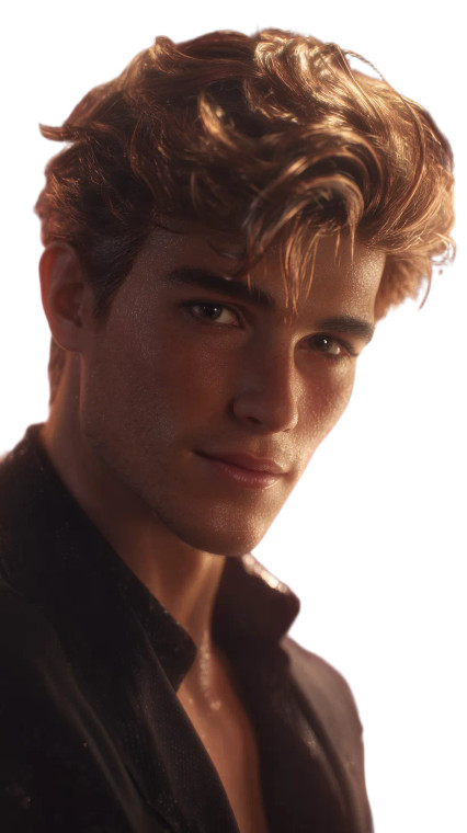 Glamorous Young Man Vinyl Car Decal Sticker – Waterproof & UV-Resistant 8"